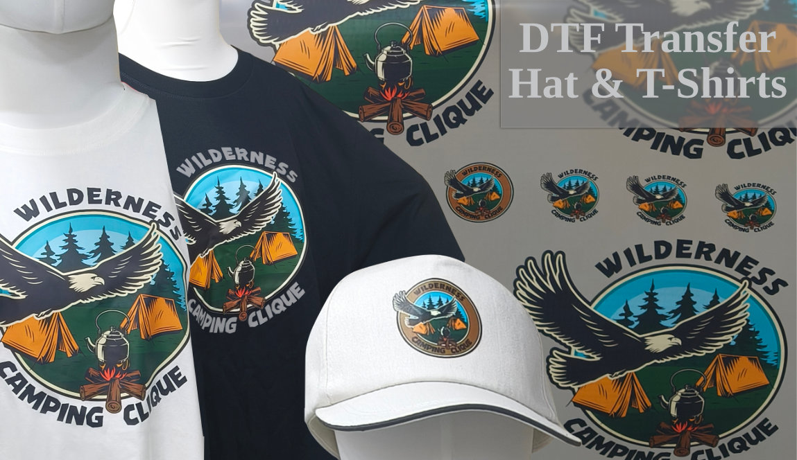 Direct-to-Film Hats Shirts